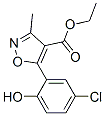 (9ci)-5-(5-氯-2-羟基苯基)-3-甲基-4-异噁唑羧酸乙酯结构式_92397-21-2结构式