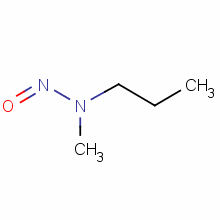 N-亚硝基甲基正丙基胺结构式_924-46-9结构式