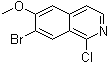 7-溴-1-氯-6-甲氧基异喹啉结构式_924271-35-2结构式