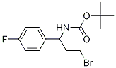 1-(Boc-氨基)-3-溴-1-(4-氟苯基)丙烷结构式_924817-75-4结构式