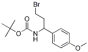 1-(Boc-氨基)-3-溴-1-(4-甲氧基苯基)丙烷结构式_924818-01-9结构式