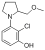 2-氯-3-[2-(甲氧基甲基)-1-吡咯烷]苯酚结构式_925233-23-4结构式