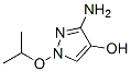3-氨基-1-(1-甲基乙氧基)-1H-吡唑-4-醇结构式_927417-52-5结构式