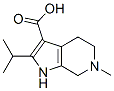 4,5,6,7-四氢-6-甲基-2-(1-甲基乙基)-1H-吡咯并[2,3-c]吡啶-3-羧酸结构式_927803-07-4结构式