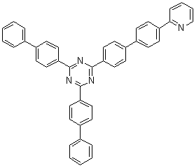 2,4-双(联苯-4-基)-6-[4-(2-吡啶)联苯-4-基]-1,3,5-三嗪, 2,4-双([1,1-联苯]-4-基)-6-[4-(2-吡啶)[1,1-联苯]-4-基]-1,3,5-三嗪结构式_927898-49-5结构式