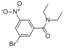 N,N-二乙基-3-溴-5-硝基苯甲酰胺结构式_929000-34-0结构式