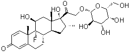 地塞米松21-O-β-D-吡喃半乳糖苷结构式_92901-23-0结构式