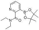 N,N-二乙基-3-(4,4,5,5-四甲基-1,3,2-二噁硼烷-2-基)-2-吡啶羧酰胺结构式_932382-17-7结构式