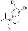 N-(三异丙基甲硅烷基)-3,4-二溴吡咯结构式_93362-54-0结构式