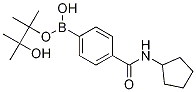 N-环戊基-4-(4,4,5,5-四甲基-1,3,2-二噁硼烷-2-基)苯甲酰胺结构式_933987-10-1结构式