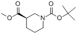(R)-N-Boc-哌啶-3-羧酸甲酯结构式_934423-10-6结构式