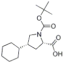 (2S,4R)-Boc-4-环己基-吡咯烷-2-羧酸结构式_934470-83-4结构式