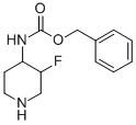 (3-氟-哌啶-4-基)-氨基甲酸苄酯结构式_934536-12-6结构式