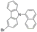 3-溴-N-(1-萘基)咔唑结构式_934545-83-2结构式