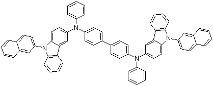 N4,n4-双[9-(2-萘)-9h-咔唑-3-基]-n4,n4-二苯基-[1,1-联苯]-4,4-二胺结构式_934545-87-6结构式