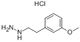 1-(3-甲氧基苯乙基)肼盐酸盐结构式_93457-54-6结构式