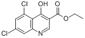 5,7-二氯-4-羟基喹啉-3-羧酸乙酯结构式_93514-82-0结构式