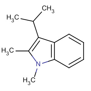 3-异丙基-1,2-二甲基-1H-吲哚结构式_93549-89-4结构式