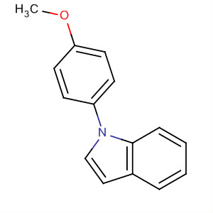1-(4-甲氧基苯基)吲哚结构式_93597-01-4结构式