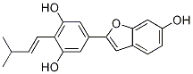 5-(6-羟基-2-苯并呋喃基)-2-[(1E)-3-甲基-1-丁烯-1-基]-1,3-苯二醇结构式_936006-11-0结构式