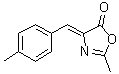(Z)-2-甲基-4-(4-甲基亚苄基)噁唑-5(4h)-酮结构式_93634-54-9结构式