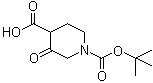 1-(叔丁氧基羰基)-3-氧代哌啶-4-羧酸结构式_936497-91-5结构式