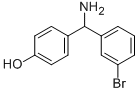 1-(3-溴苯基)-1-(4-羟基苯基)甲胺结构式_936497-92-6结构式