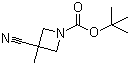 3-氰基-3-甲基氮杂丁烷-1-羧酸叔丁酯结构式_936850-09-8结构式
