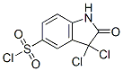 3,3-Dichloro-2-oxoindoline-5-sulphonyl chlorideStructure,93783-15-4Structure 3,3-Dichloro-2-oxoindoline-5-sulphonyl chloride Structure,93783-15-4Structure