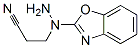3-(1-(2-Benzoxazolyl)hydrazino)propanenitrileStructure,93794-06-0Structure 3-(1-(2-Benzoxazolyl)hydrazino)propanenitrile Structure,93794-06-0Structure