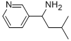 3-甲基-1-(3-吡啶)-1-丁胺结构式_938459-12-2结构式