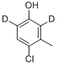 4-氯-3-甲基苯酚-D2氘代结构式_93951-72-5结构式