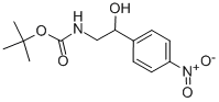 [2-羟基-2-(4-硝基-苯基)-乙基]-氨基甲酸叔丁酯结构式_939757-25-2结构式