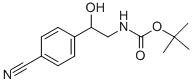[2-(4-氰基-苯基)-2-羟基-乙基]-氨基甲酸叔丁酯结构式_939757-28-5结构式