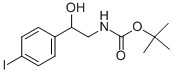 [2-羟基-2-(4-碘-苯基)-乙基]-氨基甲酸叔丁酯结构式_939757-29-6结构式