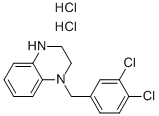 1-(3,4-二氯-苄基)-1,2,3,4-四氢-喹噁啉双盐酸盐结构式_939760-12-0结构式