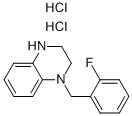 1-(2-氟-苄基)-1,2,3,4-四氢-喹噁啉双盐酸盐结构式_939760-22-2结构式