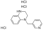 1-吡啶-3-甲基-1,2,3,4-四氢-喹噁啉e 3盐酸盐 salt结构式_939760-26-6结构式