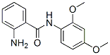 2-氨基-N-(2,4-二甲氧基苯基)-苯甲酰胺结构式_93988-27-3结构式