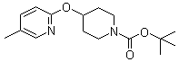 4-(5-甲基-吡啶-2-基氧基)-哌啶-1-羧酸叔丁酯结构式_939986-12-6结构式