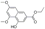 4-羟基-5,7-二甲氧基-2-萘羧酸乙酯结构式_94002-68-3结构式