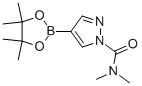 N,N-二甲基-4-(4,4,5,5-四甲基-1,3,2-二噁硼烷-2-基)-1H-吡唑-1-羧酰胺结构式_942070-94-2结构式