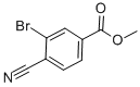 3-溴-4-氰基苯甲酸甲酯结构式_942598-44-9结构式