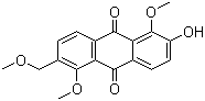 2-羟基-1,5-二甲氧基-6-(甲氧基甲基)-9,10-蒽二酮结构式_942609-65-6结构式