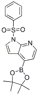 1-(苯磺酰基)-4-(4,4,5,5-四甲基-1,3,2-二氧硼烷-2-基)-1H-吡咯并[2,3-b]吡啶结构式_942919-24-6结构式