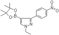 1-乙基-3-(4-硝基苯基)-4-(4,4,5,5-四甲基-1,3,2-二噁硼烷-2-基)-1H-吡唑结构式_942920-11-8结构式