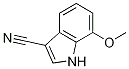 1H-indole-3-carbonitrile,7-methoxy-Structure,944086-19-5Structure 1H-indole-3-carbonitrile,7-methoxy- Structure,944086-19-5Structure