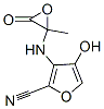 4-羟基-3-[(2-甲基-3-氧代-2-环氧乙烷)氨基]-2-呋喃甲腈结构式_944403-65-0结构式