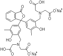 邻甲酚酞络合酮二钠盐结构式_94442-10-1结构式