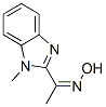 (9ci)-1-(1-甲基-1H-苯并咪唑-2-基)-乙酮肟结构式_945-78-8结构式